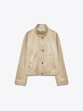 FAUX SUEDE JACKET ZARA